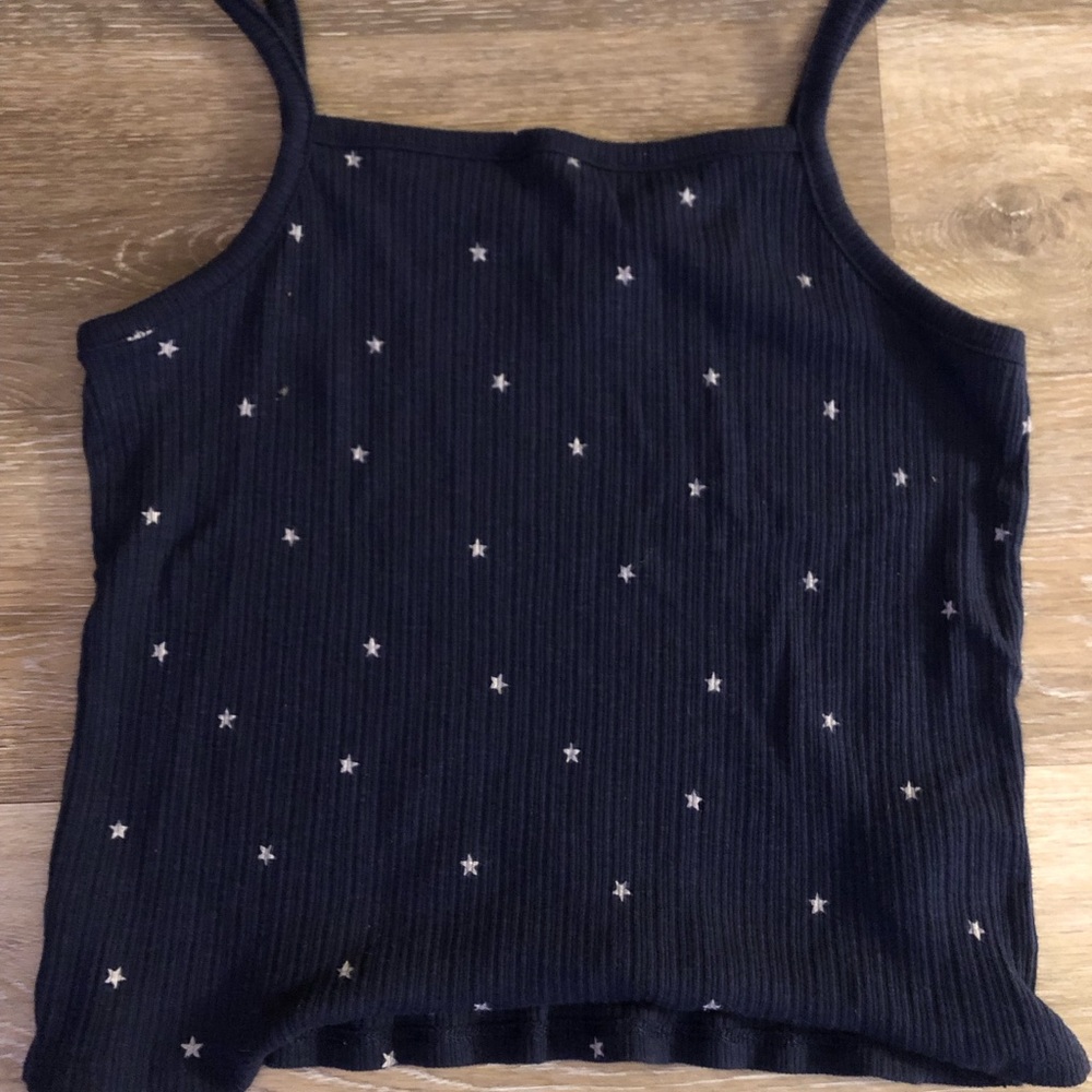 Old Navy Black Starry Camisole